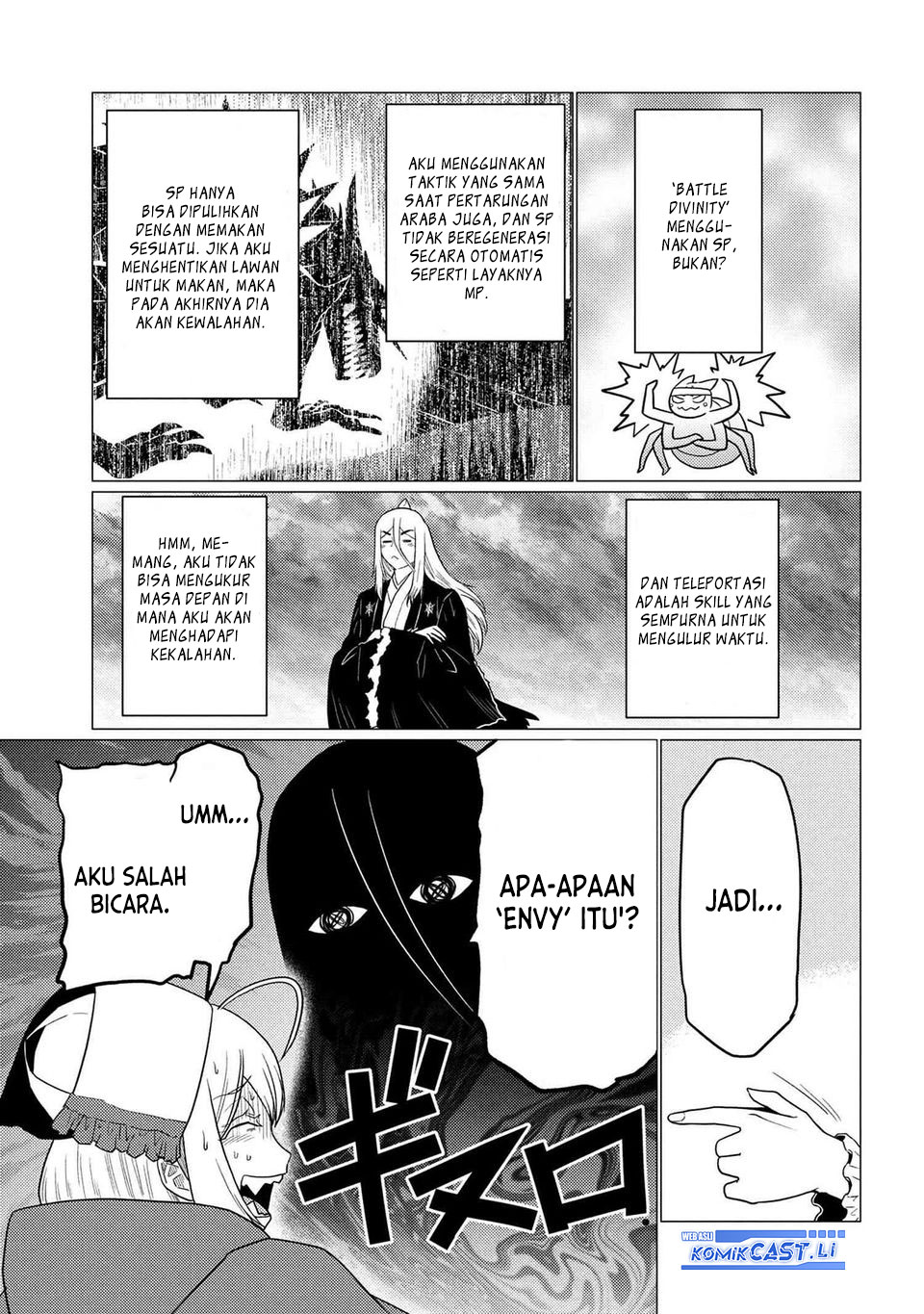 Kumo desu ga, Nani Ka? Chapter 74.1 Gambar 8